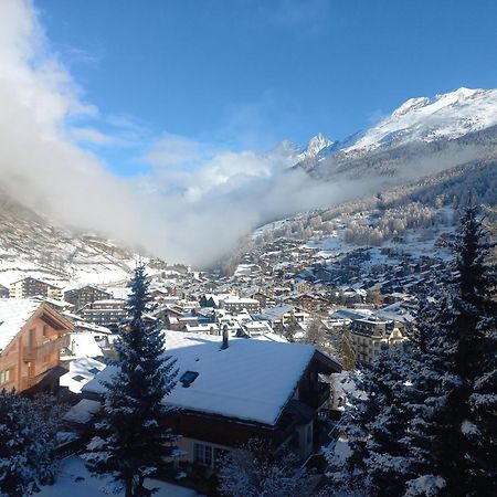 Studio Direkt Im Zentrum, Tolle Terrasse, Aussicht Zermatt Exterior foto