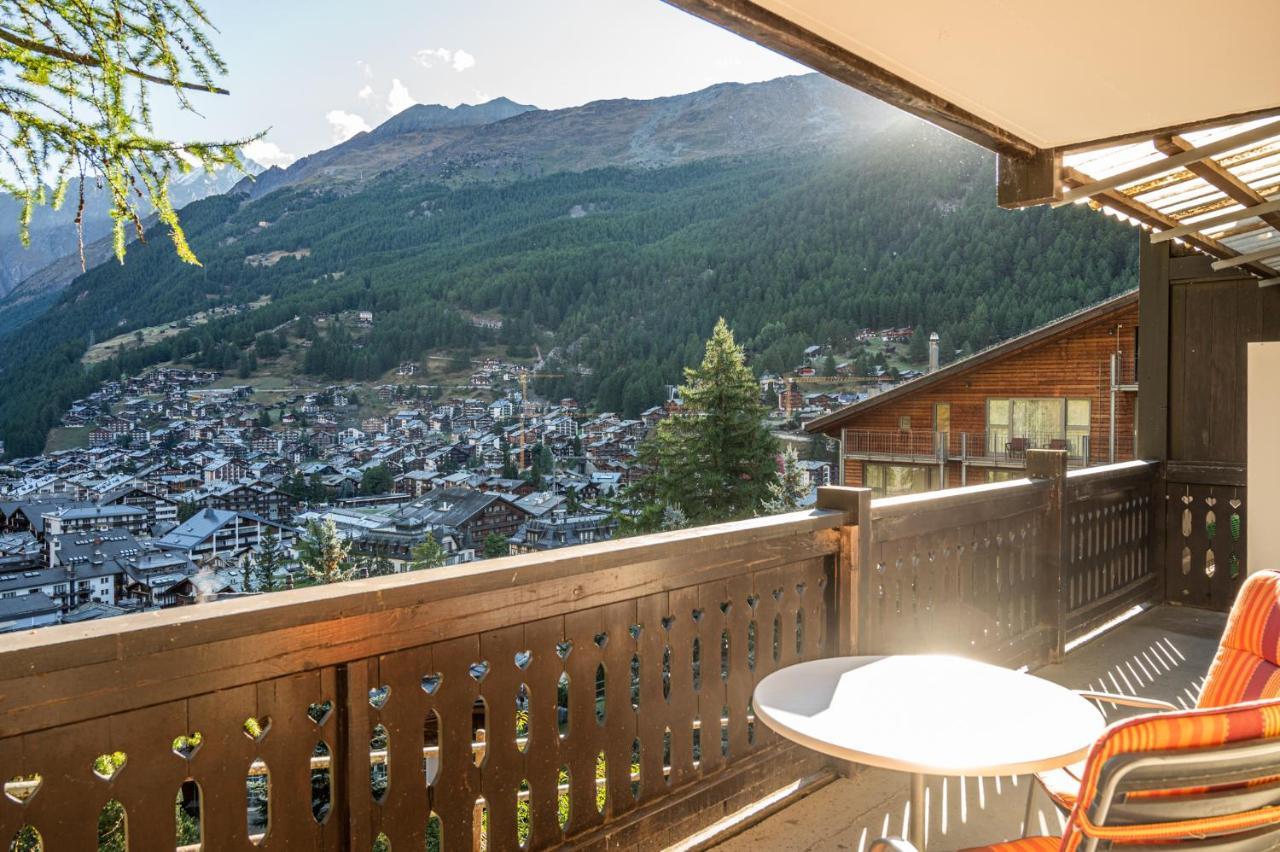 Studio Direkt Im Zentrum, Tolle Terrasse, Aussicht Zermatt Exterior foto